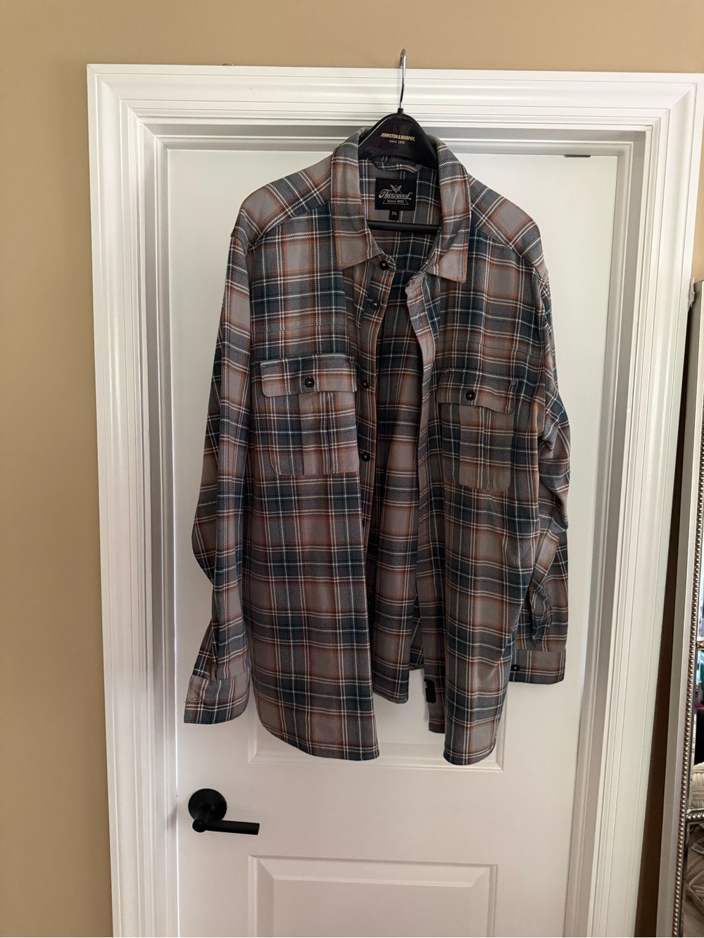 Thorogood Classic Plaid Button-Up Shirt - Green/Gray